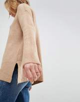 Thumbnail for your product : ASOS Chunky Jumper With Turtle Neck In Fluffy Yarn