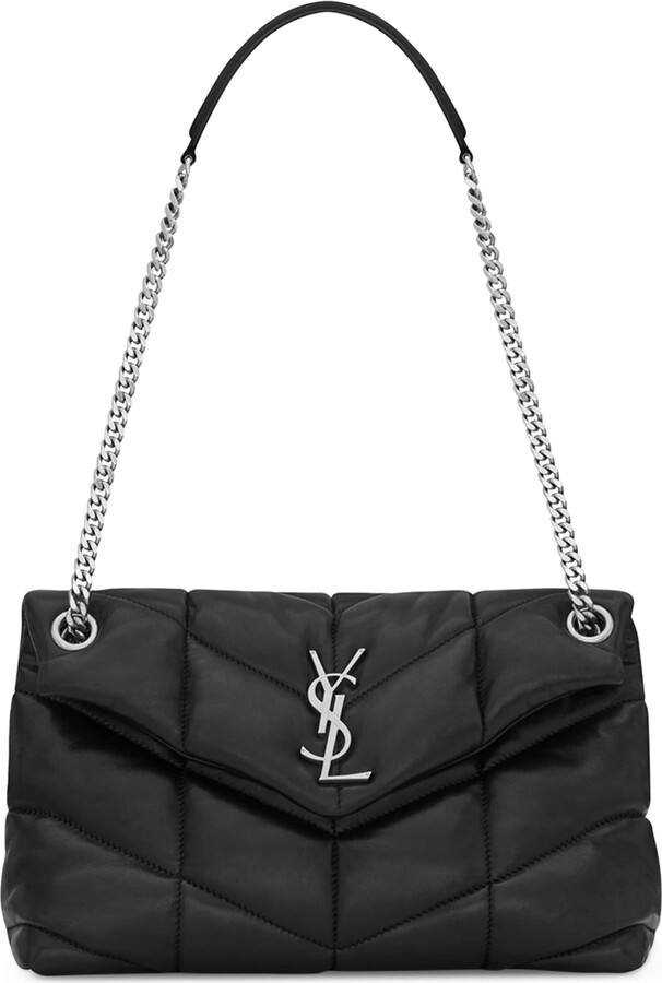 Saint Laurent Small Loulou Puffer Matelassé Shoulder Bag