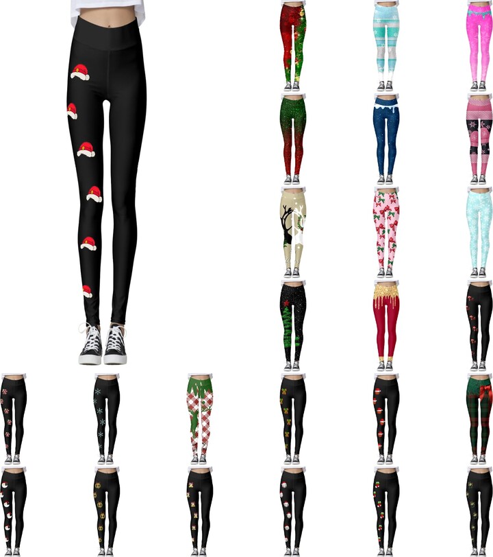 Zannycn Leggings Women's High Waist Sports Leggings with 3D