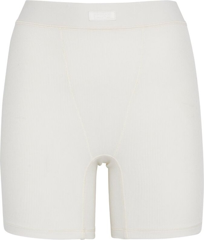 SKIMS Cotton Ribbed Boxer Shorts - ShopStyle Lingerie