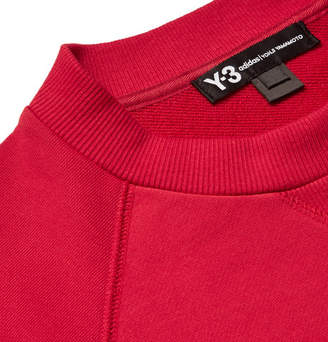 Y-3 Printed Loopback Cotton-Jersey Sweatshirt