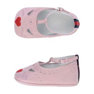 Gucci GUCCIBaby Girls Pink Leather Pre Walkers