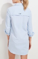 Thumbnail for your product : Vineyard Vines Harbor Seersucker Long Sleeve Cover-Up Shirtdress