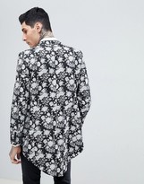 Thumbnail for your product : Noose & Monkey Tails Blazer In Black Floral Jacquard