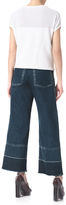 Thumbnail for your product : Rachel Comey Blue Denim Flared Legion Trousers