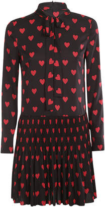 RED Valentino Heart Print Dress