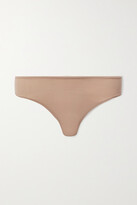 Thumbnail for your product : SKIMS Fits Everybody Thong - Ochre