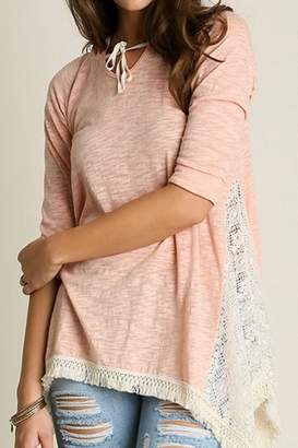 Umgee USA Hooded Lace Top