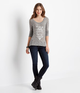 Thumbnail for your product : Aeropostale Long Sleeve Wanna Hang Knit Top
