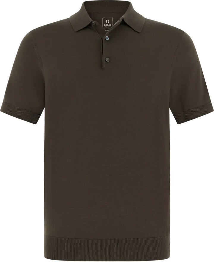 Boggi Milano Knitted Polo Shirt