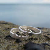 Thumbnail for your product : Hannah Louise Lamb Personalised Silver Coastline Map Ring