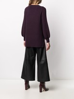 Thumbnail for your product : Antonella Rizza Wool Drawstring-Hem Jumper