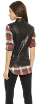 Thumbnail for your product : J Brand Ready-to-Wear Madisyn Leather Vest