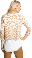 Thumbnail for your product : Cheetah Lace-Hem Charlee Cardigan