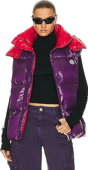 Moncler Luzule Vest in Purple - ShopStyle