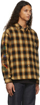 Thumbnail for your product : Awake NY Ombre Plaid Camp Flannel Shirt