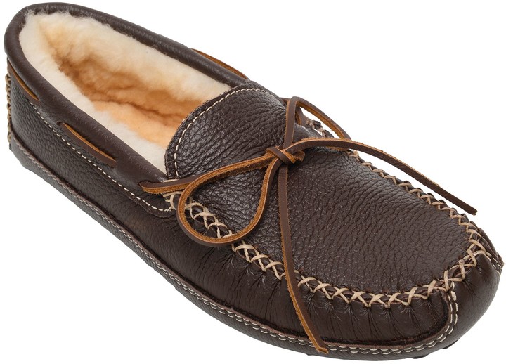 slippers with sheepskin lining