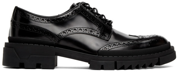 versace black dress shoes