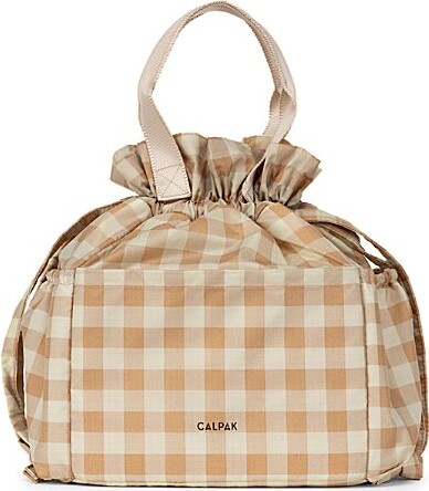Gingham Insulated Lunch Bag