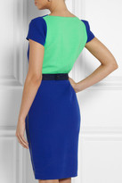 Thumbnail for your product : Roksanda Ilincic Ayden color-block wool-blend crepe dress