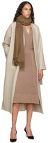 Thumbnail for your product : Harris Wharf London Off-White Pressed Wool Belted Coat
