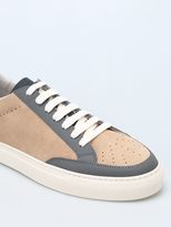 Thumbnail for your product : Brunello Cucinelli Suede And Leather Low Top Sneakers