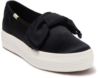 keds x kate spade new york triple decker velvet bow sneakers