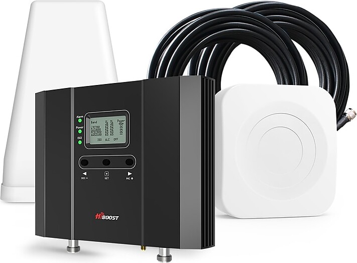 HiBoost 15K Smart Link Cell Phone Signal Booster, Black & White (F20G5SIOT)