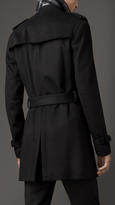 Thumbnail for your product : Burberry Mid-Length Virgin Wool Cashmere Trench Coat