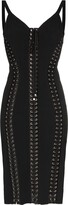 Thumbnail for your product : Dolce & Gabbana Cady sleeveless lace-up bodycon dress