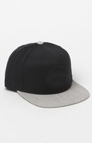 Thumbnail for your product : Brixton Wheeler Black & Gray Snapback Hat