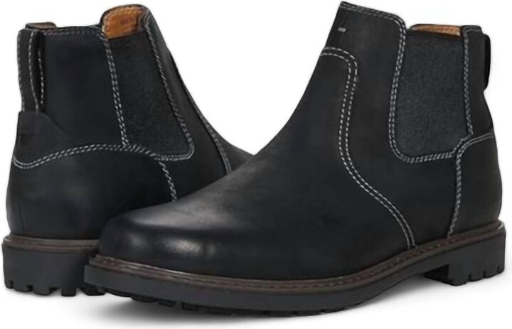 Men's Field Plain Toe Gore Boot - Medium Width In Black