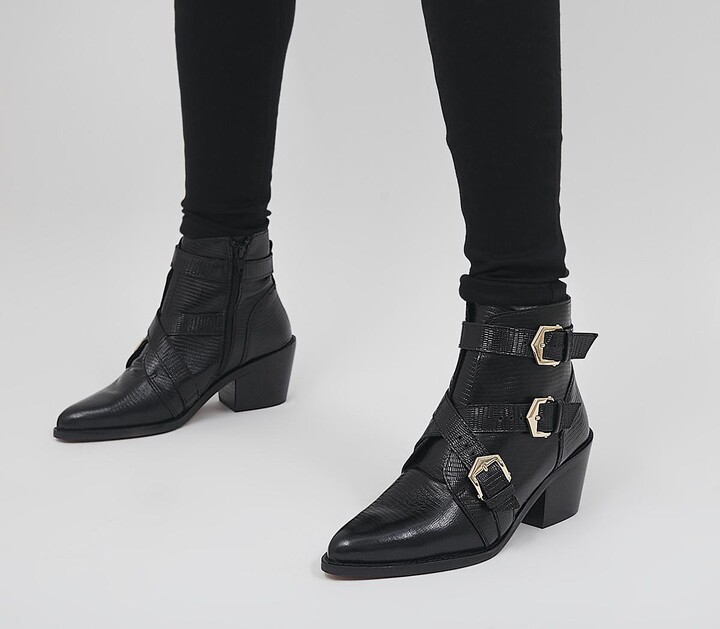 office buckle boots