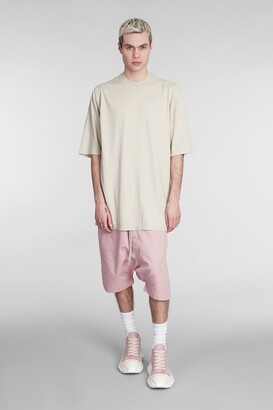 Drkshdw Drawstring Pods Shorts In Fuxia Cotton