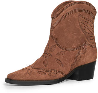 Ganni Low Texas Boots - ShopStyle