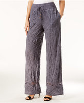 Thumbnail for your product : INC International Concepts Crocheted Wide-Leg Pants, Only at Macy's