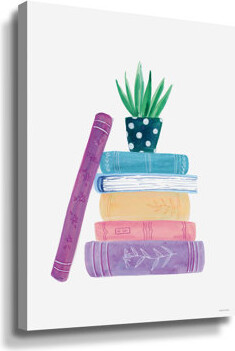 Books Are My Weekend by Rachel Nieman - Painting on Canvas