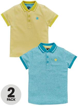 Mini V by Very Boys Star Polo Shirts (2 Pack)