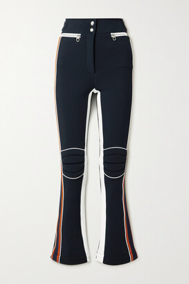 Chloé - + Fusalp Striped Paneled Bootcut Ski Pants - Blue