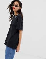 Thumbnail for your product : Iden Denim organic cotton oversized t-shirt with embroidered eye logo