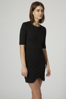 Thumbnail for your product : Topshop Petite jersey asymmetric dress