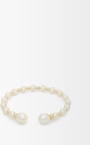 Thumbnail for your product : Anissa Kermiche Impromptu Pearl & 14kt Gold Cuff