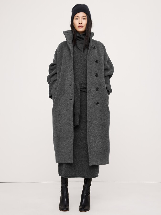 Banana Republic Italian Wool-Blend Top Coat