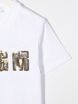 Thumbnail for your product : Msgm Kids sequin logo T-shirt