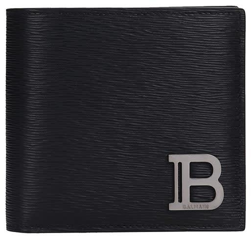 Balmain Wallet In Black Leather - ShopStyle