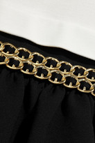 Thumbnail for your product : Moschino Chain-trimmed modal-blend mini dress