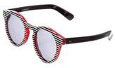Thumbnail for your product : Illesteva Leonard II Striped Sunglasses
