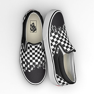 vans slip ons drip