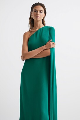 Reiss Cape One Shoulder Maxi Dress - ShopStyle