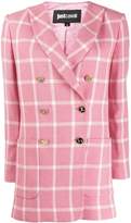Thumbnail for your product : Just Cavalli double breasted check blazer